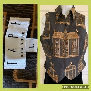Tapp New York RARE 1990s vest SZ L
